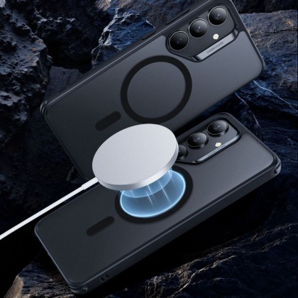 Силиконов кейс с MagSafe за Samsung Galaxy S25 Plus от ESR Classic Hybrid Halolock - Frosted Black