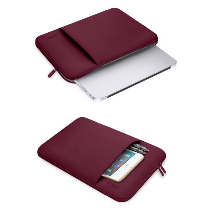 Мек калъф за лаптоп 15" инча от Tech-Protect Neopren - Mulberry