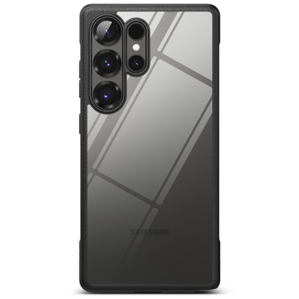 Удароустойчив твърд кейс за Samsung Galaxy S25 Ultra от Ringke Fusion - Черен