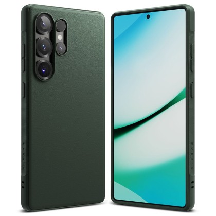 Удароустойчив кейс за Samsung Galaxy S25 Ultra от Ringke Onyx - Dark Green