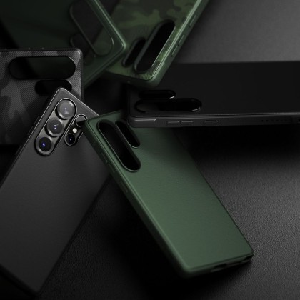 Удароустойчив кейс за Samsung Galaxy S25 Ultra от Ringke Onyx - Dark Green