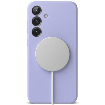 Силиконов кейс с MagSafe за Samsung Galaxy S25 Plus от Ringke Silicone Magnetic - Lavender