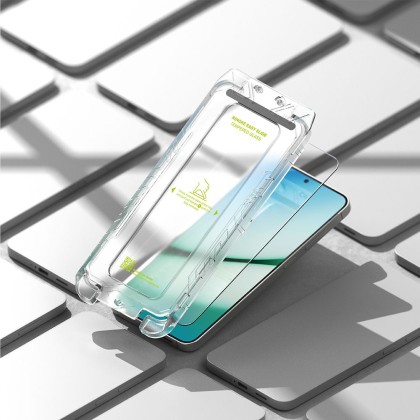 2 х Стъклен протектор за дисплей на Samsung Galaxy S25 от Ringke Easy Slide 2-Pack - Прозрачен