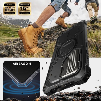 360 градусов кейс с MagSafe за Samsung Galaxy S25 Ultra от Supcase IBLSN ArmorBox Mag - Black