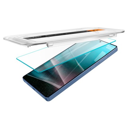 2 стъклени протектора за дисплей на Samsung Galaxy S25 Ultraот Spigen Glas.TR "Ez Fit" HD - Прозрачни