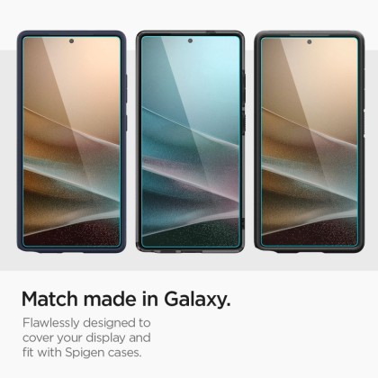 2 стъклени протектора за дисплей на Samsung Galaxy S25 Ultraот Spigen Glas.TR "Ez Fit" HD - Прозрачни