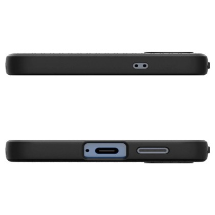 Силиконов кейс за Samsung Galaxy S25 Plus от Spigen Liquid Air - Matte Black