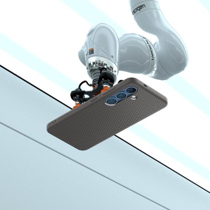 Силиконов кейс за Samsung Galaxy S25 Plus от Spigen Liquid Air - Marble Grey