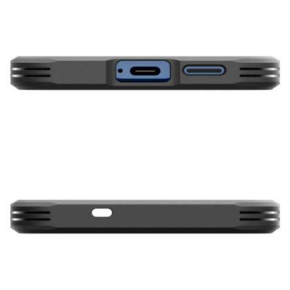 Удароустойчив, твърд кейс с MagSafe за Samsung Galaxy S25 от Spigen Tough Armor - Abyss Green