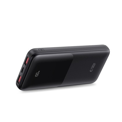 Преносима батерия Power Bank 10000Mah 22.5w от Tech-Protect PB01- Black