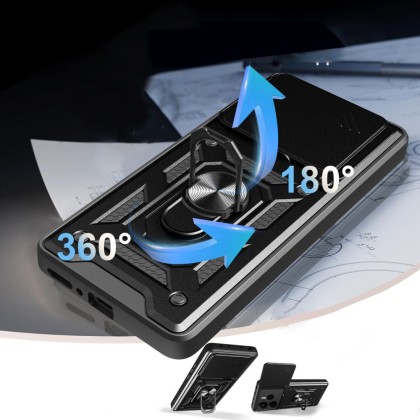 Удароустойчив калъф за Xiaomi Redmi Note 14 5G от Tech-Protect CamShield Pro - Matte Black