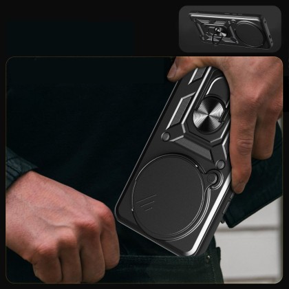 Удароустойчив калъф за Xiaomi Redmi Note 14 Pro+ Plus 5G от Tech-Protect CamShield Pro - Matte Black