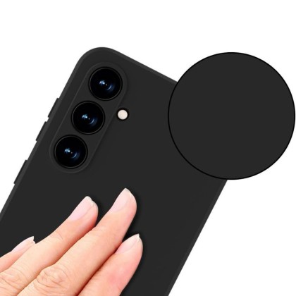 Силиконов кейс за Xiaomi Redmi Note 14 Pro 5G / Poco X7 5G от Tech-Protect Icon - Черен
