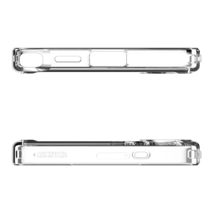 Удароустойчив кейс с MagSafe пръстен за Samsung Galaxy S25 Ultra  от Spigen Ultra Hybrid Mag - Бял