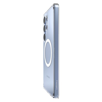 Удароустойчив кейс с MagSafe пръстен за Samsung Galaxy S25 Ultra  от Spigen Ultra Hybrid Mag - Бял