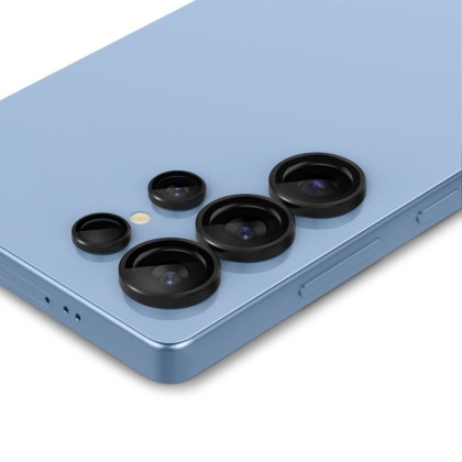 2 х Протектори за лещи на Samsung Galaxy S25 Ulta от Spigen Optic Pro Glas.Tr EZ FIT 2-Pack - Черен