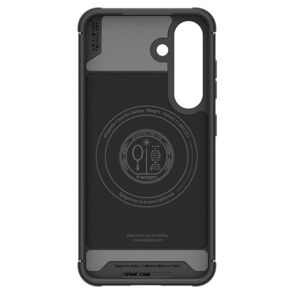 Силиконов кейс с MagSafe за Samsung Galaxy S25 Plus от Spigen Core Armor - Matte Black