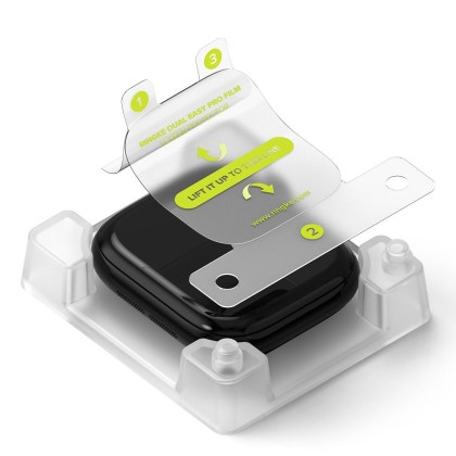 2x защитно фолио за Apple Watch 10 (42 мм) от Ringke Dual Easy Film Pro - Прозрачни