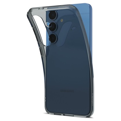 Удароустойчив, силиконов кейс за Samsung Galaxy S25 от Spigen Liquid Crystal - Space Crystal