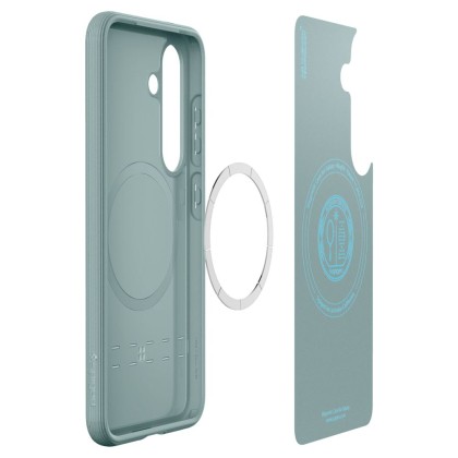Силиконов кейс за Samsung Galaxy S25 от Spigen Parallax  - Sage Green 