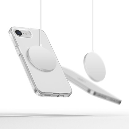 Хибриден кейс за iPhone SE 4 (2025) от Tech-Protect Flexair Hybrid - Clear