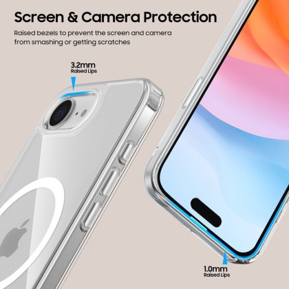 TECH-PROTECT FLEXAIR HYBRID MAGSAFE IPHONE SE 4 2025 CLEAR