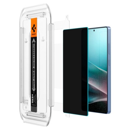 SZKŁO PRYWATYZUJĄCE SPIGEN GLAS.TR ”EZ FIT” HD 2-PACK GALAXY S25 ULTRA PRIVACY
