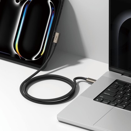Кабел за зареждане USB-C / USB-C 240w 4K 60Hz от Ringke USB 3.2 Gen 100см - Черен