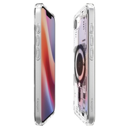 Удароустойчив кейс с MagSafe пръстен за iPhone 16e от Spigen Ultra Hybrid Mag - Neo One