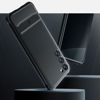 Удароустойчив кейс за Samsung Galaxy S23 от Spigen Rugged Armor - Черен