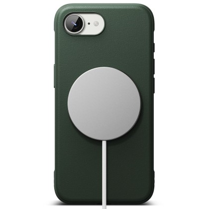 Удароустойчив кейс с MagSafe за iPhone 16e от Ringke Onyx Magnetic - Dark Green