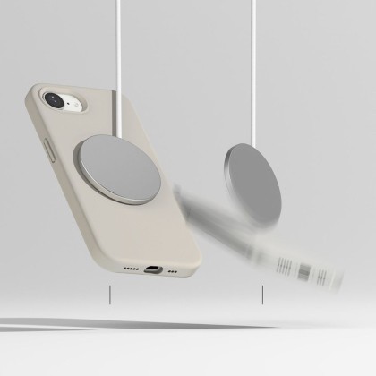 Силиконов кейс с MagSafe за iPhone 16e от Ringke Silicone Magnetic - Stone