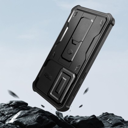 360 градусов калъф за Samsung Galaxy A56 5G от Tech-Protect Kevlar Cam+ - Черен