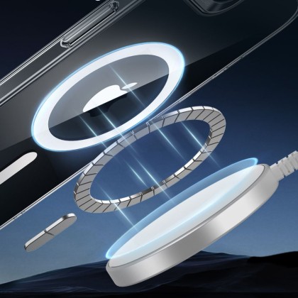 Силиконов кейс с MagSafe за iPhone 16e от ESR Classic Hybrid Halolock - Clear