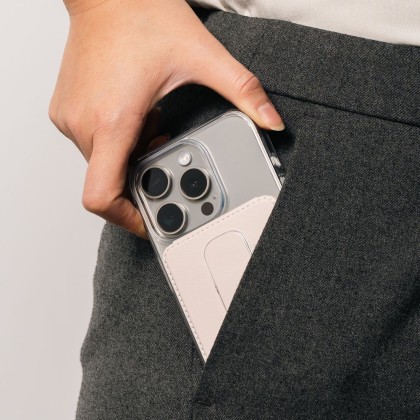 Магнитен държач за карти с поставка – Ringke Wallet Slide Grip MagSafe - Черен