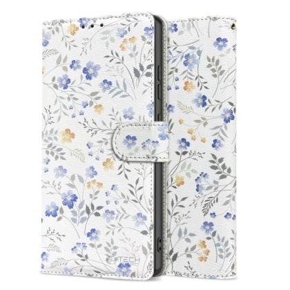 Кожен тефтер за Samsung Galaxy A36 5G от Tech-Protect Wallet - Spring Flowers