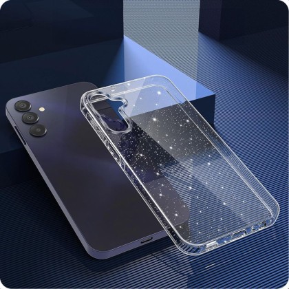 Силиконов кейс за Samsung Galaxy A56 5G от Tech-Protect FlexAir - Glitter