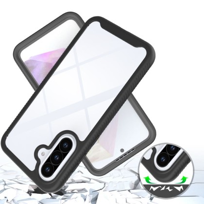 360 градусов кейс за Samsung Galaxy A36 / A56 5G от Tech-Protect Defense - Черен
