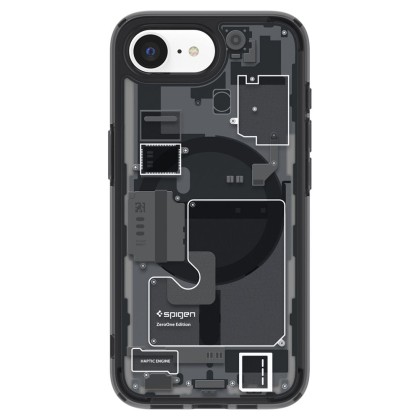 SPIGEN ULTRA HYBRID MAG MAGSAFE IPHONE 16E ZERO ONE BLACK
