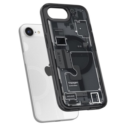 SPIGEN ULTRA HYBRID MAG MAGSAFE IPHONE 16E ZERO ONE BLACK