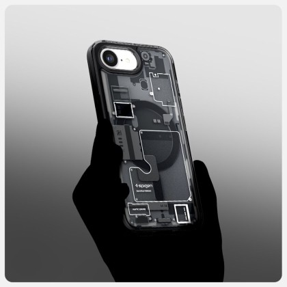 SPIGEN ULTRA HYBRID MAG MAGSAFE IPHONE 16E ZERO ONE BLACK