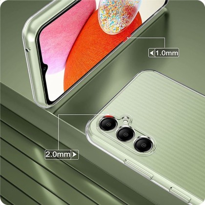Силиконов кейс за Samung Galaxy A26 5G от Tech-Protect FlexAir - Прозрачен