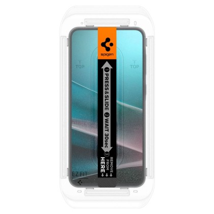2 стъклени протектора за дисплей на Samsung Galaxy A36 5G от Spigen Glas.TR "Ez Fit" - Прозрачни