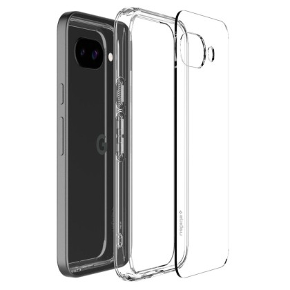 Удароустойчив кейс за Google Pixel 9a от Spigen Ultra Hybrid - Crystal Clear