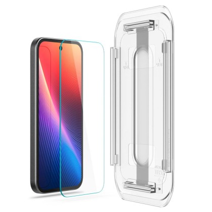 2 стъклени протектора за дисплей на Google Pixel 9a от Spigen Glas.TR "Ez Fit" - Прозрачни