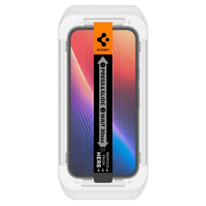 2 стъклени протектора за дисплей на Google Pixel 9a от Spigen Glas.TR "Ez Fit" - Прозрачни