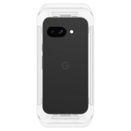 2 стъклени протектора за дисплей на Google Pixel 9a от Spigen Glas.TR "Ez Fit" - Прозрачни