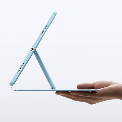 Силиконов тефтер  за iPad Air 13” 1 / 2 / 2024-2025  от  ESR Flip Hybrid -  Sky Blue