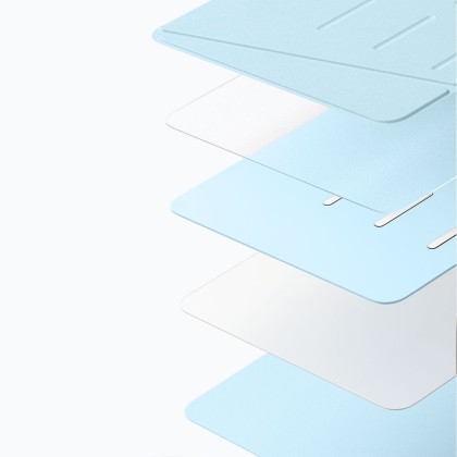 Силиконов тефтер  за iPad Air 13” 1 / 2 / 2024-2025  от  ESR Flip Hybrid -  Sky Blue