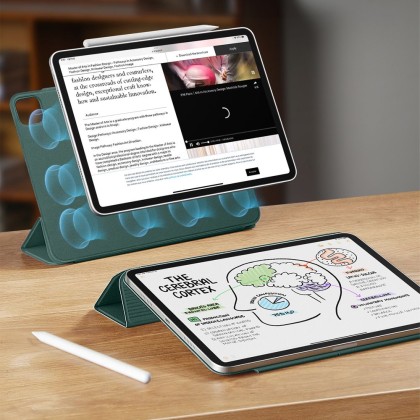 ESR REBOUND MAGNETIC IPAD PRO 12.9” 4 / 5 / 6 / 2020-2022 / AIR 13” 1 / 2 / 2024-2025 FOREST GREEN